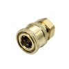 BesNPT 2 Pcs Brass Pressure Washer Coupler,1/4" Quick Connect to