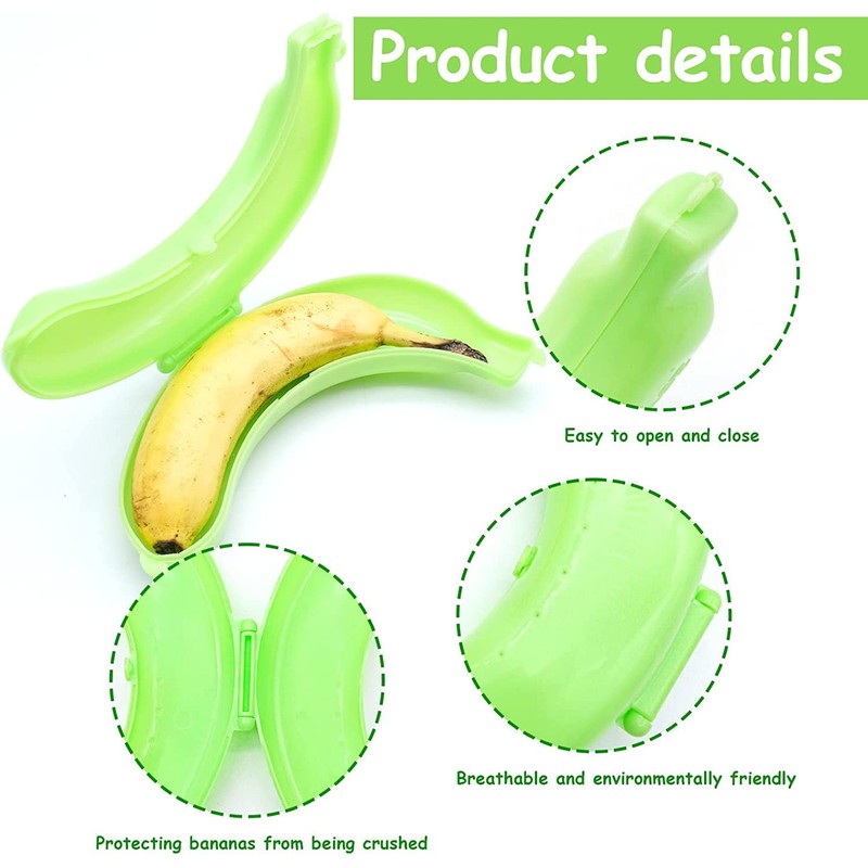 INHEMING Banana Safe Banana Storage Box Banana Protection Box Banana