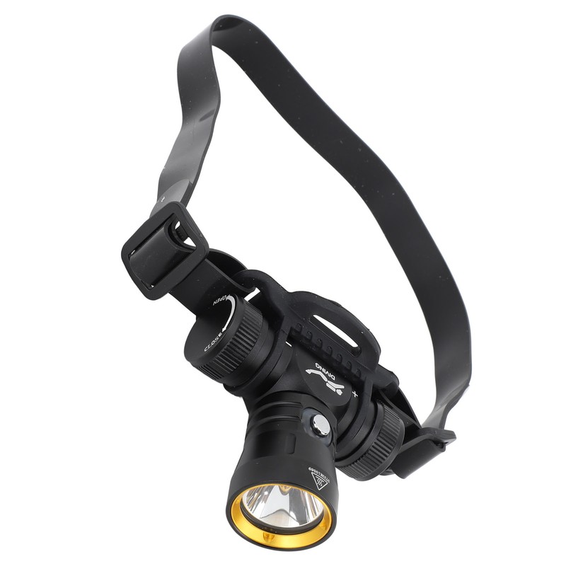 Diving Headlamp 8000LM 3 Lighting Modes 100m Waterproof Aluminum Alloy