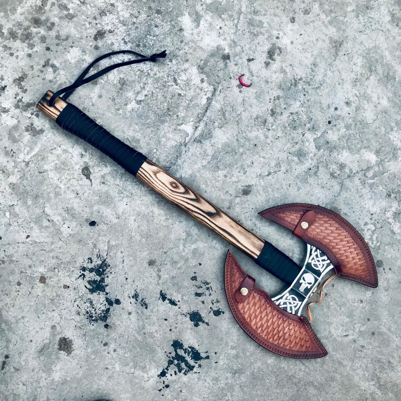 viking tools Axes,Functional Axe, Bushcraft Axe Hatchet for Hunting Bearded