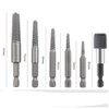 6 Pcs Reverse Tap Set Screw Extractor Set Screw Removal