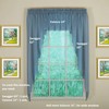 Today's Curtain Emelia Original Voile Swagger Pair 63", Wedge Blue,