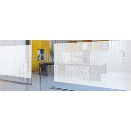 WHITE 10mm LINES DECORATIVE PRO WINDOW TINT TINTING FILM - 152cm x 9m