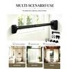 Tension Shower Curtain Rod No Drilling,Extra Long Tension Rod 41-88