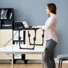 Lap Desk for Bed Adjustable Height, Foldable Bed Table with