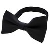 JEMYGINS Black Men's Bow Tie, Simple Accessory, Wedding, Reception, After-Party,