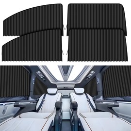 ZATOOTO Blackout Window Shades 4 Pack - Magnetic Sun Shade for Side Windows, Privacy Car Blind Curtains, Baby, Pet, Camping, Travel