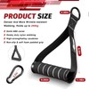 Exercise Handles, Resistance Bands Handles, Tricep Rope Cable Attachment, Gym