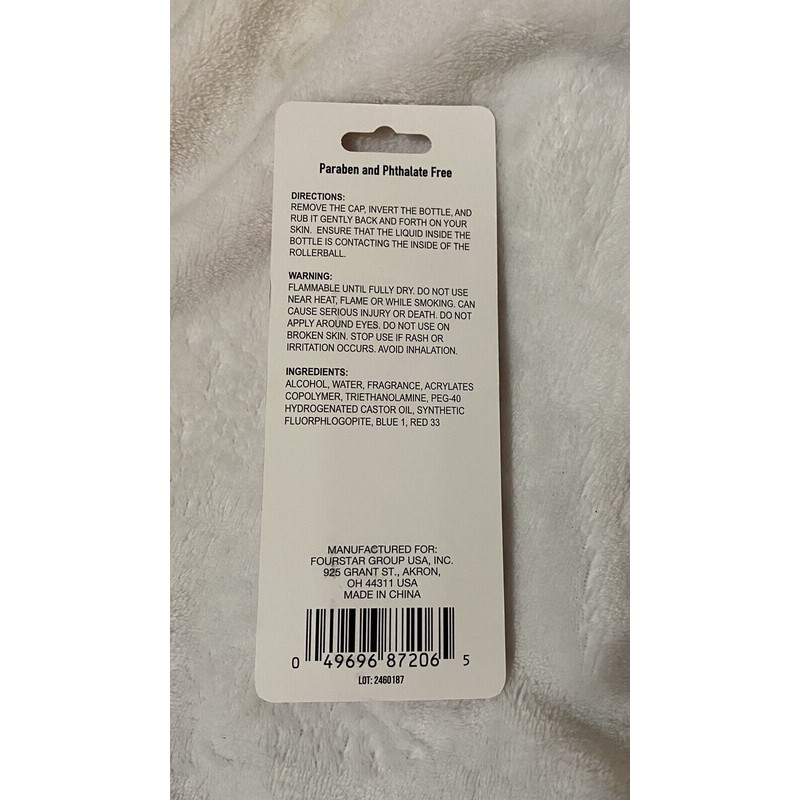 B Pure ❤️ B-pure Glitter Roller Ball Fragrance Blueberry Scent❤️