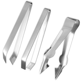 3pcs Stainless Steel Garlic Peeler with Fruit and Vegetable Remover, Garlic Tweezers Garlic Skin Remover Simple Fish Bone Tweezers Portable Garlic Peeling Clips Tool for Cooking Kitchen