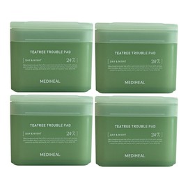 Mediheal Tea Tree Trouble Pads 100 Sheets (4 Packs) / Circle / 메디힐 티트리 트러블 패드 100매 4개  써클