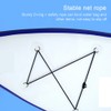 6 Pieces D Rings Patch for PVC Inflatable Boat Canoe