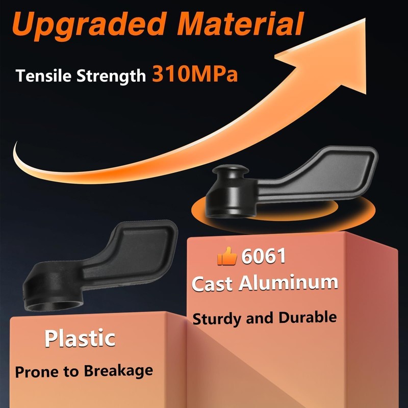 LQYLMY Upgraded Aluminum Sliding Door Interior Handle, Long Handle &