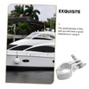 Sosoport 2pcs Stainless Steel Hinged Jaw Slide Clamp Marine Grade