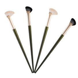 TOVINANNA Concealer Brush under Eye Nose Contour Brush Set 4pcs Makeup Brushes Soft Hair Non-shedding for Women Girls and Ladies