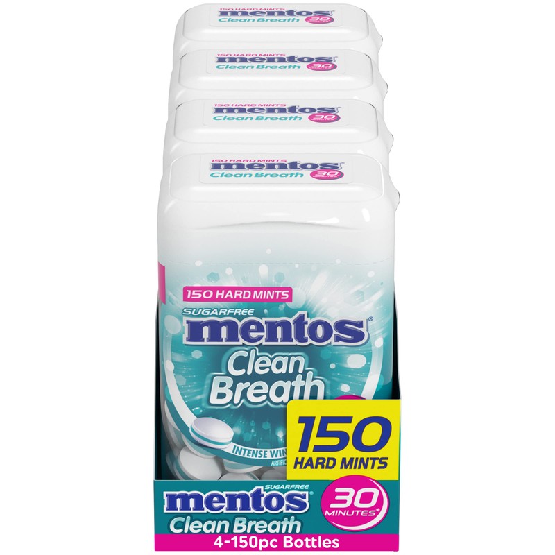 Mentos Clean Breath Holiday Hard Mints, Christmas Stocking Stuffers for