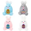 VFM e-Store - Easter Bunny Soft Toy Hugging Shiny Egg