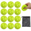 Charmoon Baseball Batting Practice Perforated Balls, 2.8 inches (72 mm),