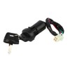 Key Switch 12V Waterproof 4-Wire Ignition Key Switch Waterproof Motorcycle