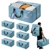 WORKPRO 6 Pack Extra Large Moving Bags with Zippers &