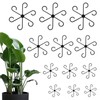 CAIXIANGYU Pack of 12 Plant Supports, Plastic Trellis for Climbing