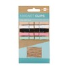Magnetic Clips with Decorative String, Colourful Magnetic Wooden Clips, Mini