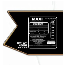 Glutamina En Polvo Maxi 400gr 80 Servicios Sabor Mora                                                                                                 