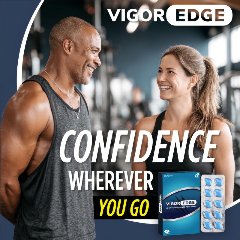 VIGOREDGE Fast-Acting Tablets for Men – Strong Male Supplement –