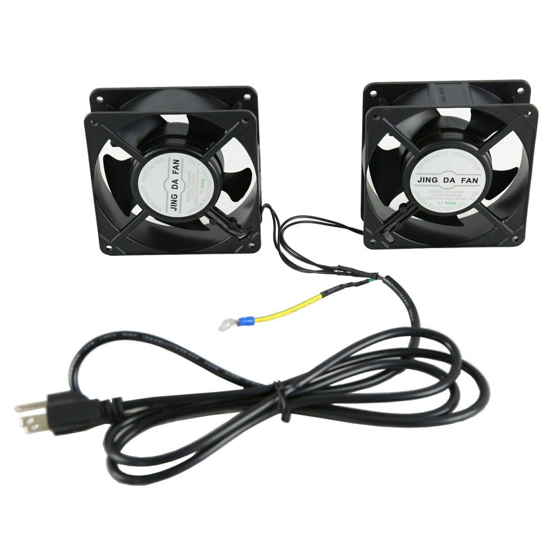 RAISING ELECTRONICS Server Cooling Cabinet Fan 110V Rack Mount 2