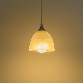 Kiven 3-Lights H-Type Track Light, Dimmable Track Mount Pendant Lighting Fixtures w/Frosted White Finish Glass Shade