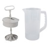 2000ML Manual Juice Extractor Blender Clear Scale Tight Lid Manual