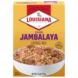 Louisiana Fish Fry Products Cajun Jambalaya Entree Mix, 8 oz (Pack of 12)