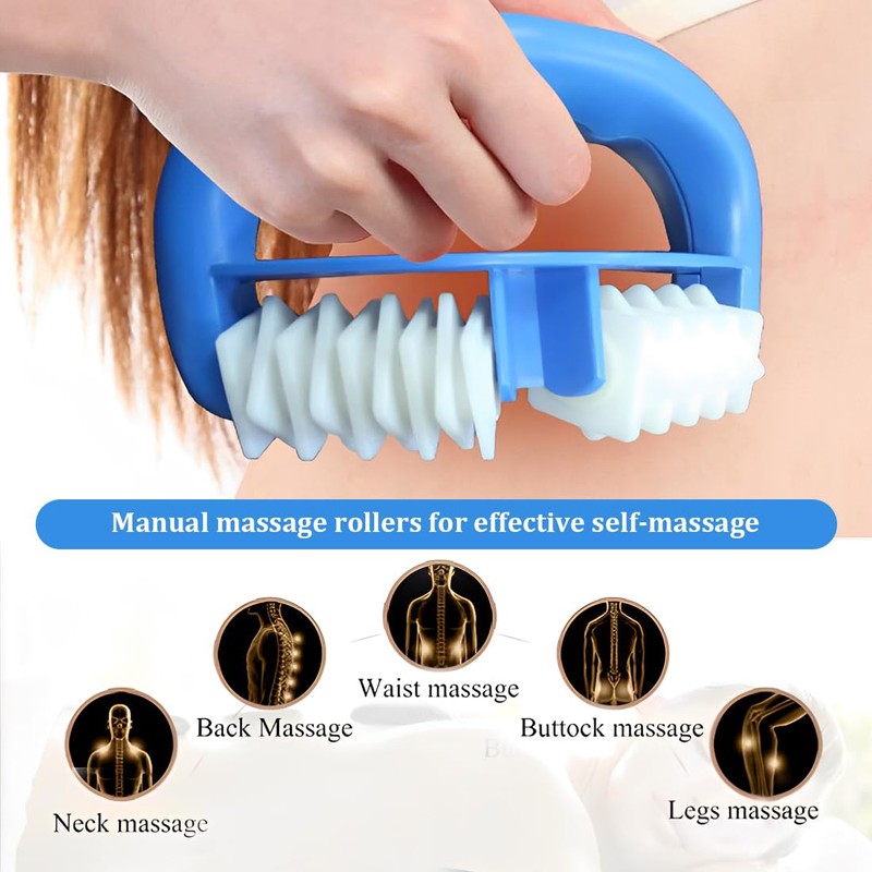 Anti-Cellulite Massager, Anti Cellulite Massage Roller with Handle, Massage Roller