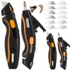 Lizeonz 4PCS Premium Multi-Function Utility Knife, Retractable Metal Heavy Duty