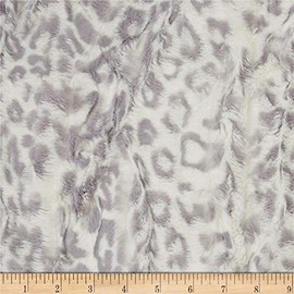 Shannon Minky Luxe Cuddle Jaguar Vapor, Fabric by the Yard