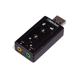 7.1 Channel USB External Sound Card Audio Adapter