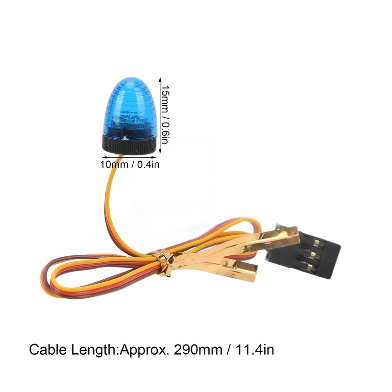 RC Car Alarming Light 5 Light Modes High Simulation Round