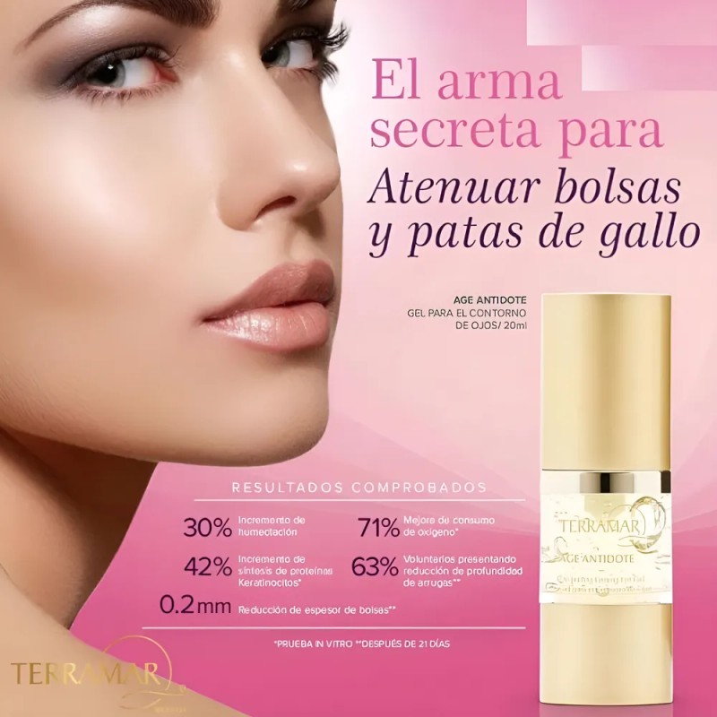 Gel Contorno De Ojos Para Patas De Gallo Terramar