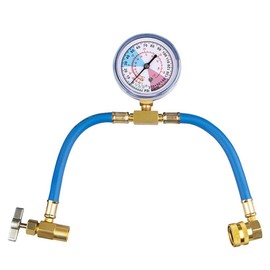 Car Air Conditioning Recharge Hose 350PSI R134a AC with Manifold Gauges