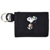 RE-PET Snoopy Bifold Coin Case, black (SPZ-3761)