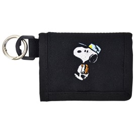 RE-PET Snoopy Bifold Coin Case, black (SPZ-3761)