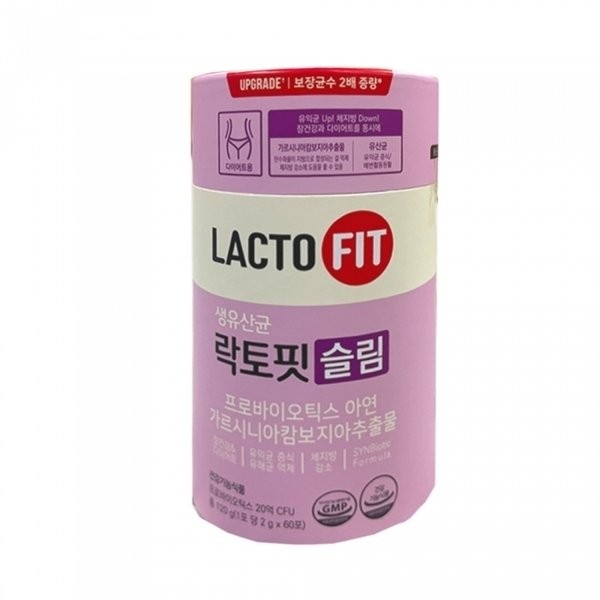 Chong Kun Dang Health Lacto Fit Raw Lactobacillus Slim 2g 60 sachets, 4 cans, 4 months HIS, Chong Kun Dang Health Lacto Fit Raw Lactobacillus Slim 2g x 60 sachets / 종근당건강락토핏생유산균슬림2g60포4통4개월HIS, 종근당건강 락토핏 생유산균 슬림 2g x 60포