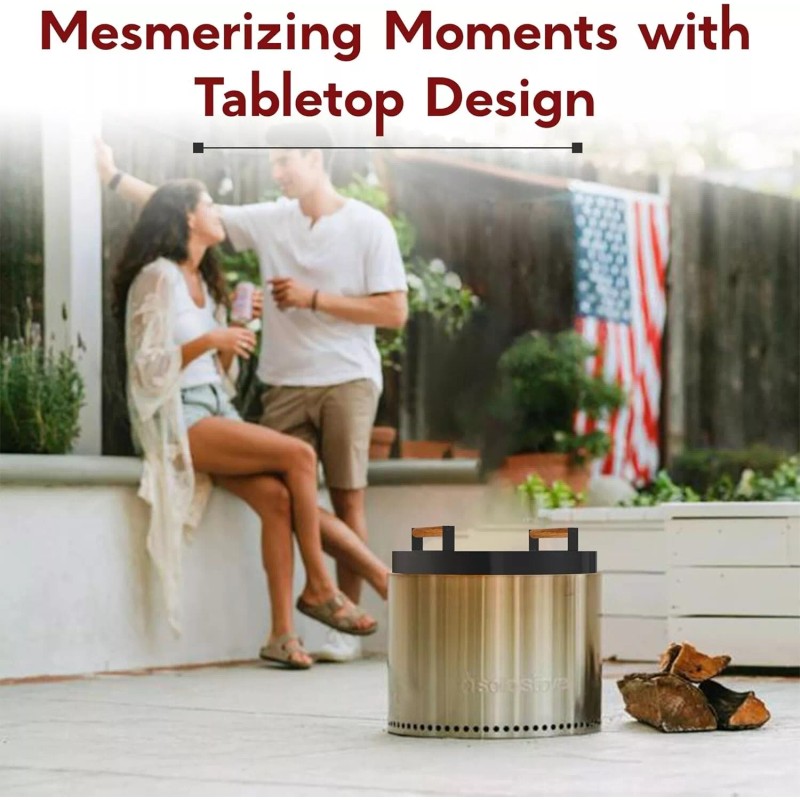 FEBTECH Firepit Snuffer Lid - For Solo Stove Yukon 2.0