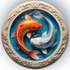 3D Wooden Puzzle for Adults – Koi Fish Yin Yang