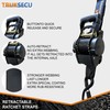 TRUKSECU Retractable Ratchet Straps, 2 Inch x 10 Feet, 4400