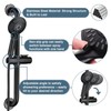BRIGHT SHOWERS Slide Bar Shower Set with Handheld Shower Head,