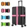 Kofferband Gurt,Luggage Strap, 4 Stück Koffergurte (Orange/Rosa/Blau/Grün, 4 Stück)