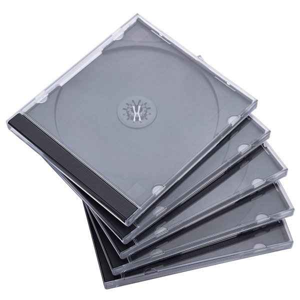 Maxtek Maxtek 10.4 mm Standard Single Clear CD Jewel Case