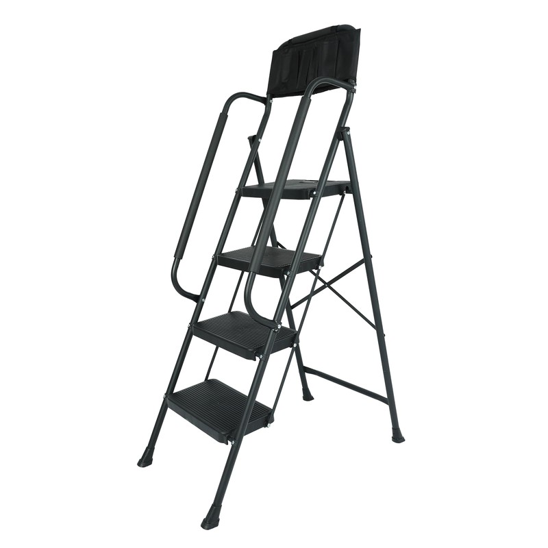 4 Step Ladder with Handrails & Attachable Tool Bag, 330
