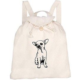 Azeeda 'Chihuahua' Canvas Rucksack/Backpack (RK00007556)